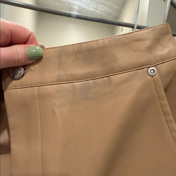 Hyacinth House taupe Midi Pencil Skirt with Front Slit Small (Flawed Gem) - Picture 3 of 9